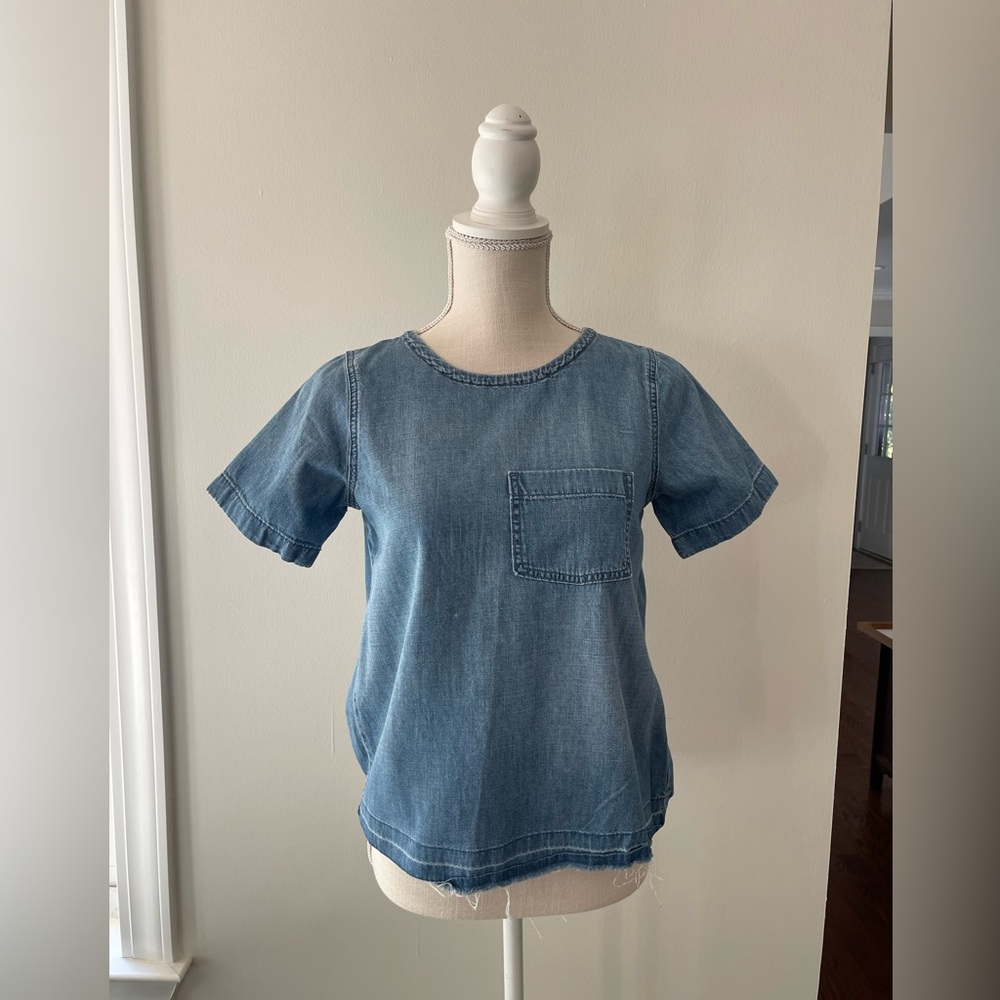 Madewell Denim Top